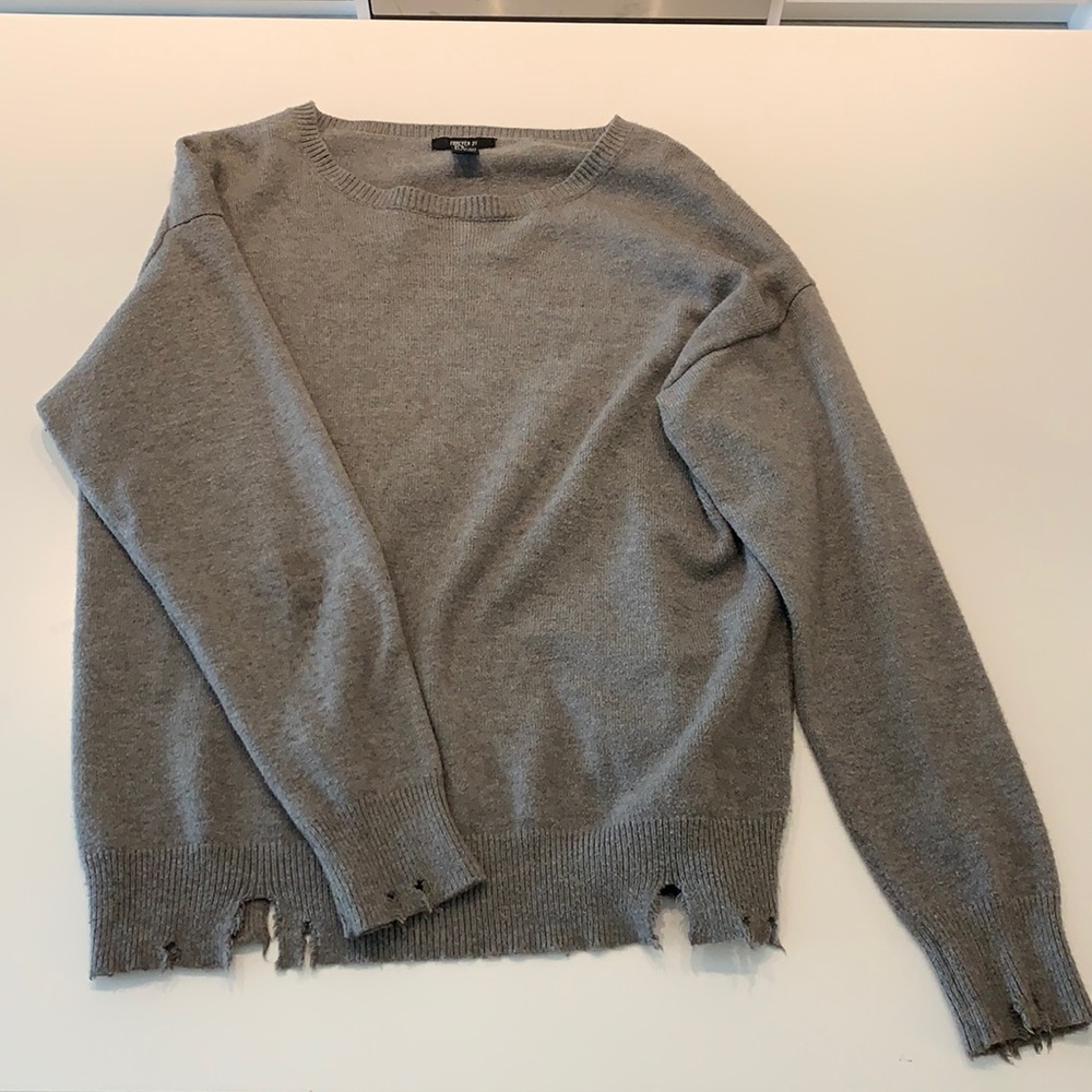 Grey Forever 21 Sweater